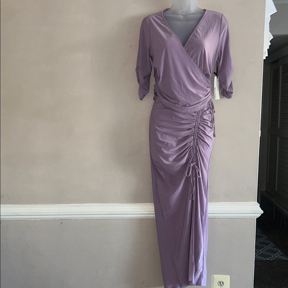 Haute Monde Lilac Long Sleeve Dress